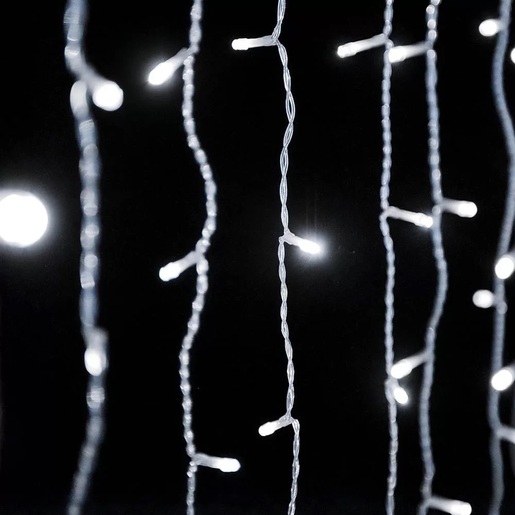 LED 192 Dekortrend unutarnja svjetlosna zavjesa, 0,9 x 2 m, hladna bijela