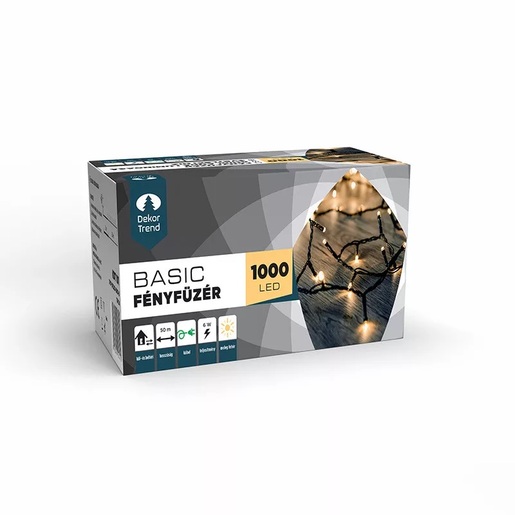 LED 1000 Dekortrend vanjske lampice, 50 m, toplo bijele