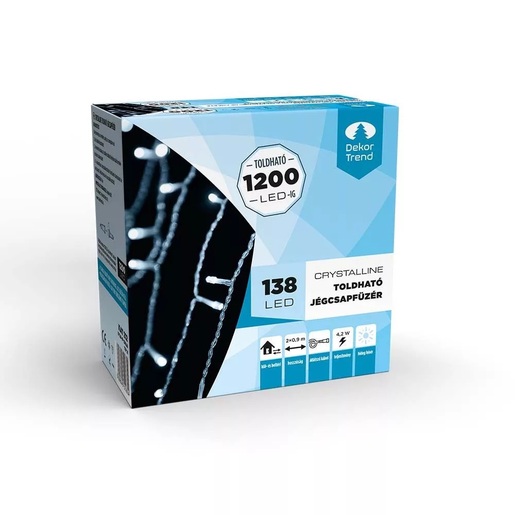 LED 138 Dekortrend nit ledenica, 2 x 0,9 m, hladna bijela