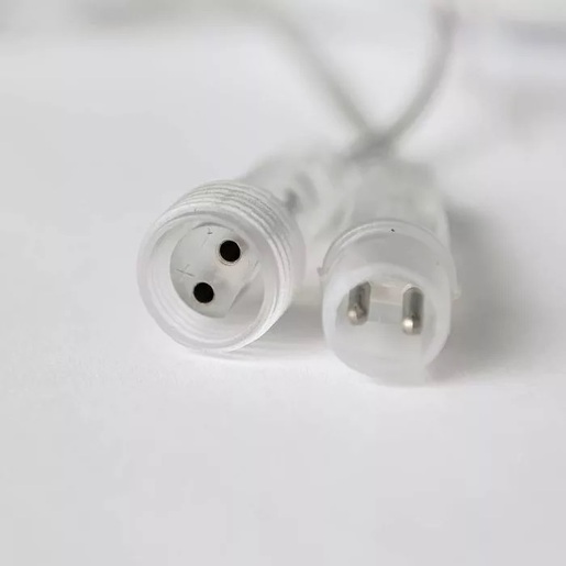 Produžni kabel, prozirni, 2 m