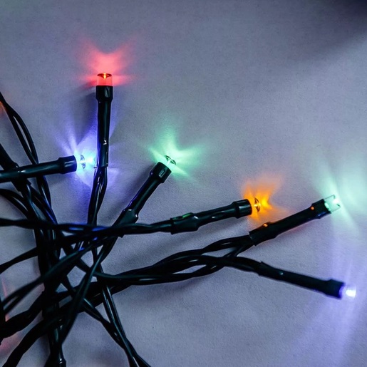 LED 120 Dekortrend vanjski svjetlosni niz, 6 m, šareni