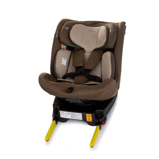 Chipolino autosjedalica X Factor, i-Size, ISOFIX, 40-150 cm, Macadamia
