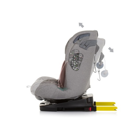 Chipolino autosjedalica X Factor, i-Size, ISOFIX, 40-150 cm, Flamingo