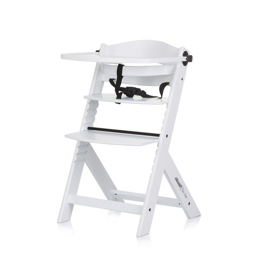 Chipolino Tip Top hranilica 2u1, drvena, White Wood