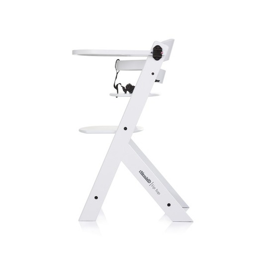 Chipolino Tip Top hranilica 2u1, drvena, White Wood