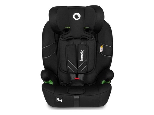 Lionelo autosjedalica Levi ONE, 61-105cm, crna JAMSTVO 2god