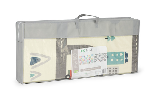 Sklopiva dvostrana podloga za igru cesta/riječi na engleskom 180 x 200cm