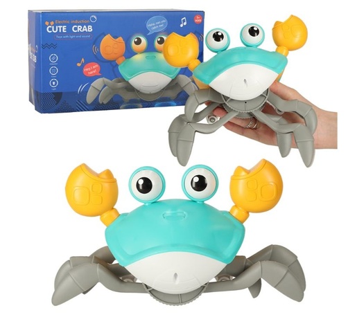 Interaktivni rak sa zvučnim efektima, tirkizni