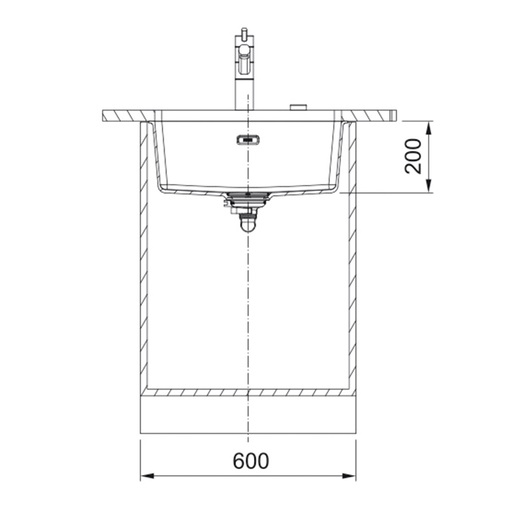 Franke MRG 110-52 sudoper, mat crna