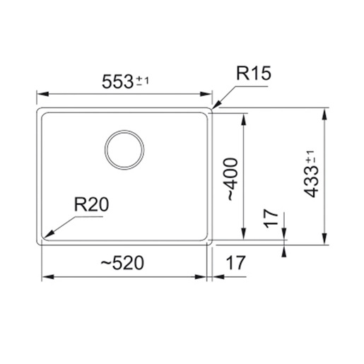 Franke MRG 110-52 sudoper, mat crna