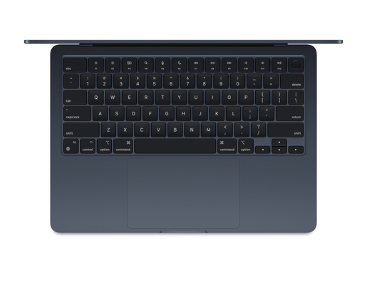 Apple MacBook Air, mc8q4cr/a, 13,6, M3, 24GB RAM, 512GB SSD, Apple Graphics, Midnight, laptop