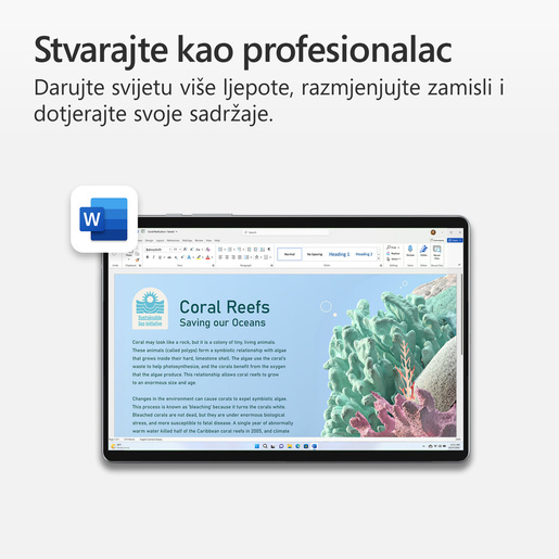 Microsoft 365 Personal (1 godina) Medialess HR, QQ2-01724