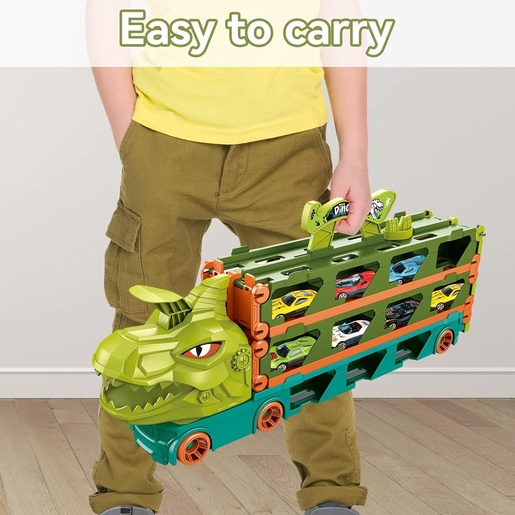 Woopie kamion dinosaur s trkaćom stazom 2,1 m za autiće