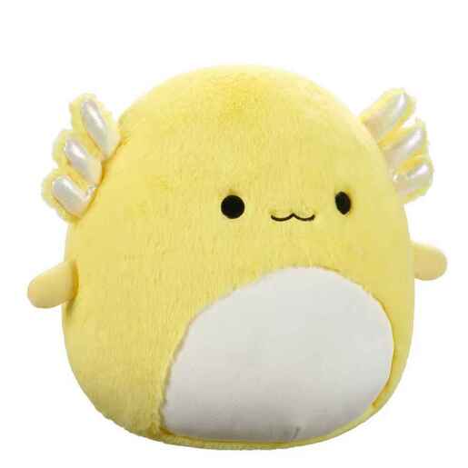 Squishmallows Fuzzamallow - Treyton - Žuti aksolotl - 30cm