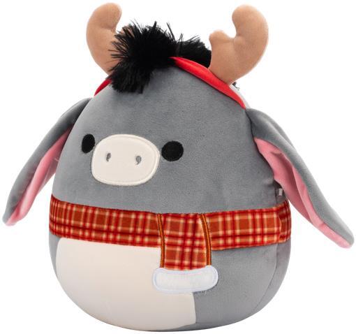 Squishmallows Holiday - Jason - Sivi magarac - 20cm