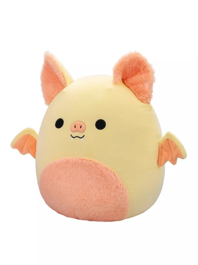 Squishmallows - Meghan - Krem-roza šišmiš s čupavim trbuščićem - 40cm