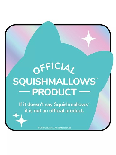 Squishmallows - Meghan - Krem-roza šišmiš s čupavim trbuščićem - 40cm