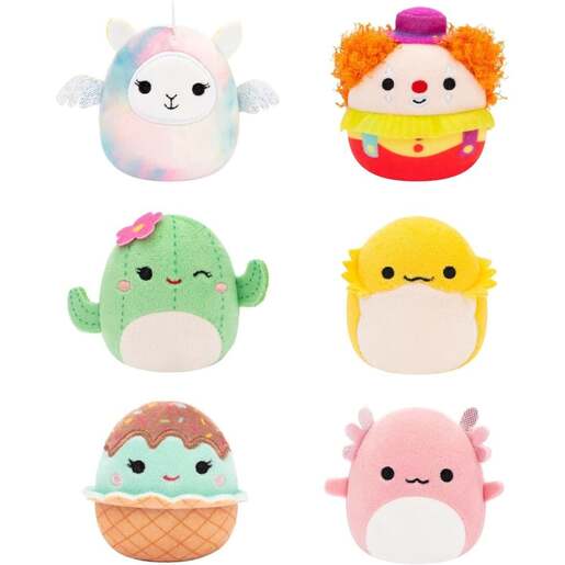 Squishmallows Micromallows - 6Pk (Archie, Maya, Maritza, Bimbi, Rodry, Lucy-May) - 6cm