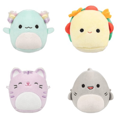 Squishmallows Micromallows - 4Pk (Gordon, Tex, Tabitha, Irina) - 6cm