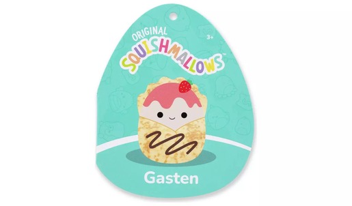 Squishmallows - Gasten - Palačinka s jagodama i čokoladom - 20cm