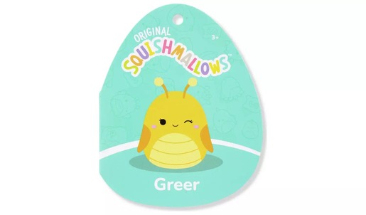 Squishmallows - Greer - Žuti skakavac - 20cm