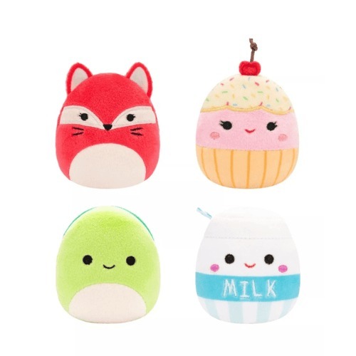 Squishmallows Micromallows - 4Pk (Fifi, Henry, Melly, Clara) - 6cm