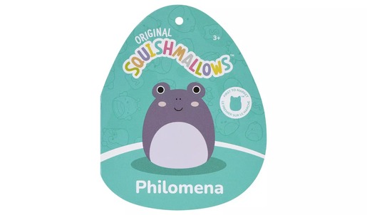 Squishmallows - Philomena - Ljubičasta žaba - 20cm