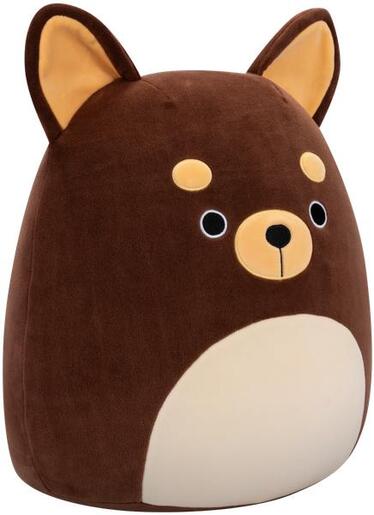 Squishmallows - Barkevina - Tamno smeđa čivava - 35cm