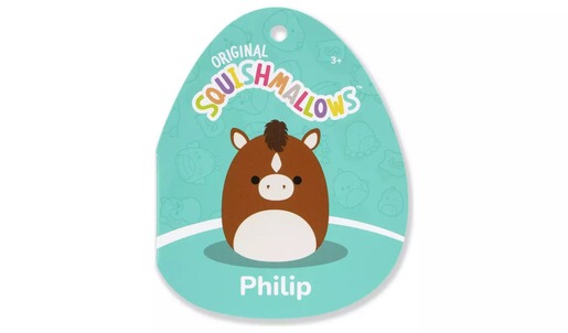 Squishmallows - Philip - Smeđi konj - 20cm