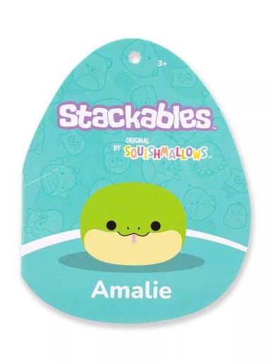 Squishmallows Stackables - Amalie - Zelena zmija - 30cm