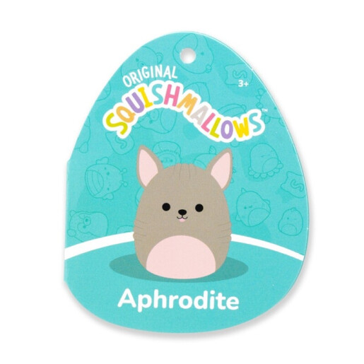 Squishmallows - Aphrodite - Sivi pas bez dlake - 30cm