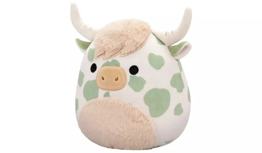 Squishmallows - Celestino - Škotsko govedo s točkama boje kadulje - 20cm