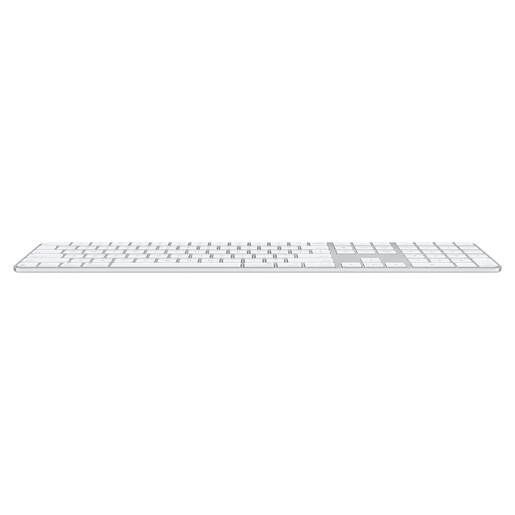 Apple Magic Keyboard (2024) s numeričkim dijelom, Touch ID, Croatian, White Keys, tipkovnica (mxk73cr/a)