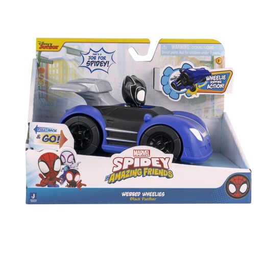 Spidey and Amazing Friends - Black Panther - Pull Back vozilo