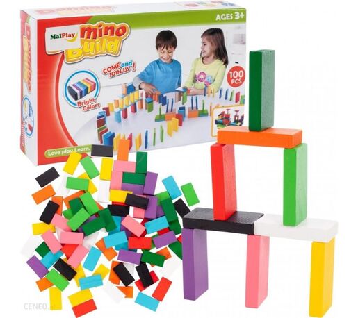 Drvene domino kocke 100 komada