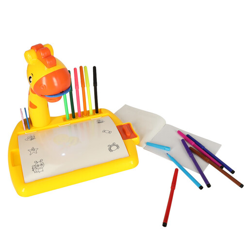 Kreativni stol za crtanje s projektorom žirafa