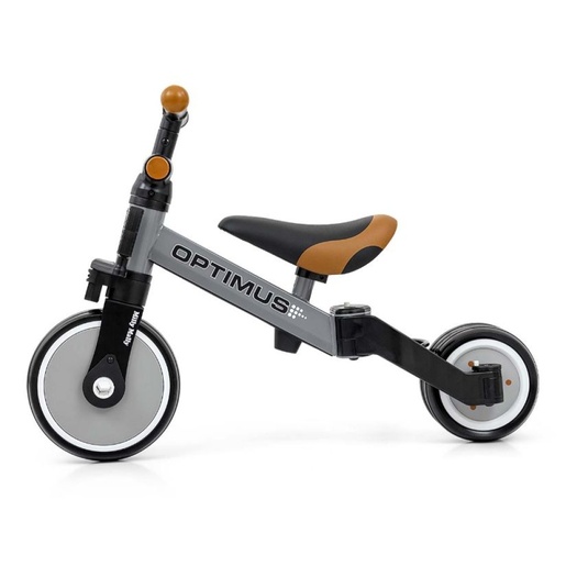Dječji tricikl guralica 3u1 Optimus sivi