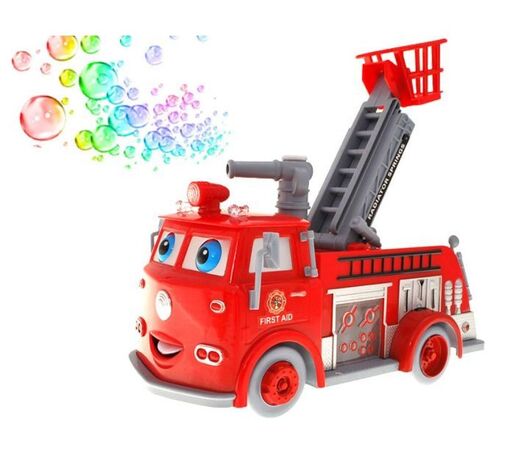 Vatrogasno vozilo s mjehurićima