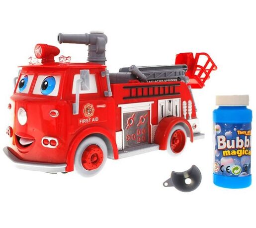 Vatrogasno vozilo s mjehurićima