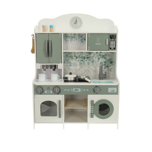 Dječja drvena kuhinja LULILO SALIKO sa espresso aparatom