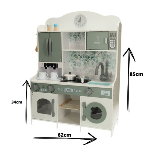 Dječja drvena kuhinja LULILO SALIKO sa espresso aparatom