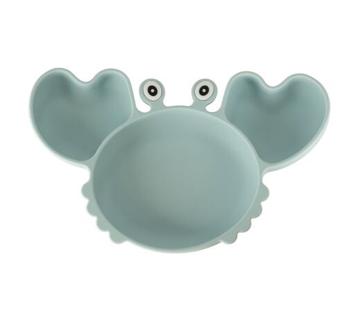 Silikonsko posuđe za djecu 9 komada plavo