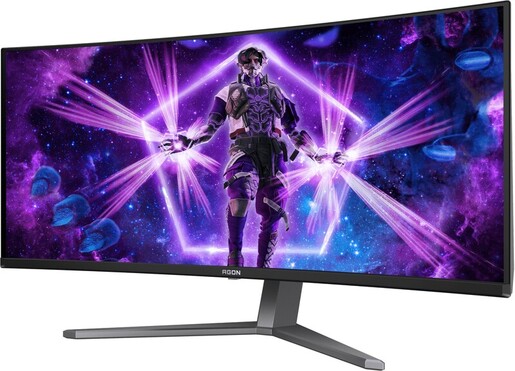 AOC monitor AGON AG346UCD, QD-OLED, WQHD, 175Hz, 0.03ms, zakrivljeni