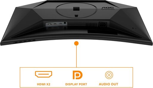 AOC monitor CQ27G4X, 27" QHD, Fast VA, 180Hz, 1ms, zakrivljeni