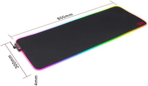 Redragon NEPTUNE X P033 RGB, 800 x 300 x 4 mm, podloga za miš