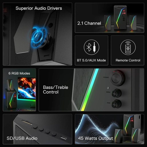 Redragon ANVIL PRO GS520-PRO, gaming zvučnici