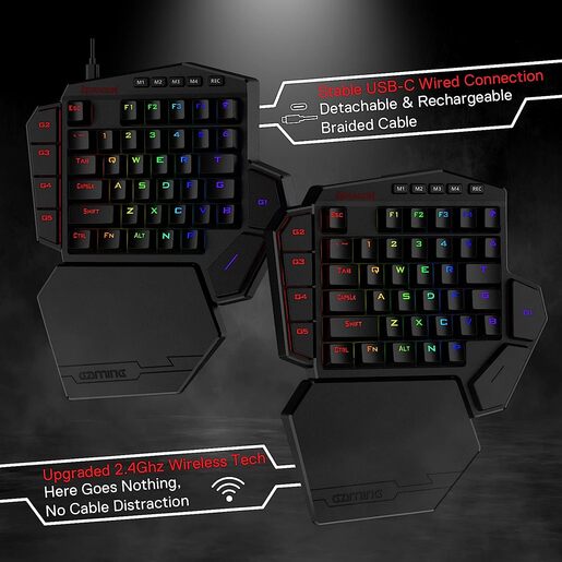 Redragon DITI ELITE K585RGB-KS, mehanička tipkovnica, crna