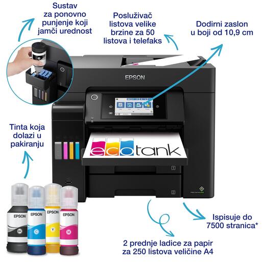 EPSON multifunkcijski pisač EcoTank L6570, C11CJ29402