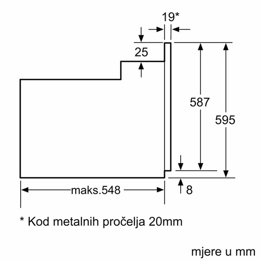 Bosch pećnica HBF114BS1