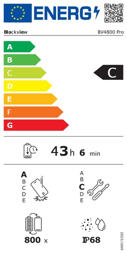 Blackview BV4800 Pro  4GB/128 GB crni, mobitel